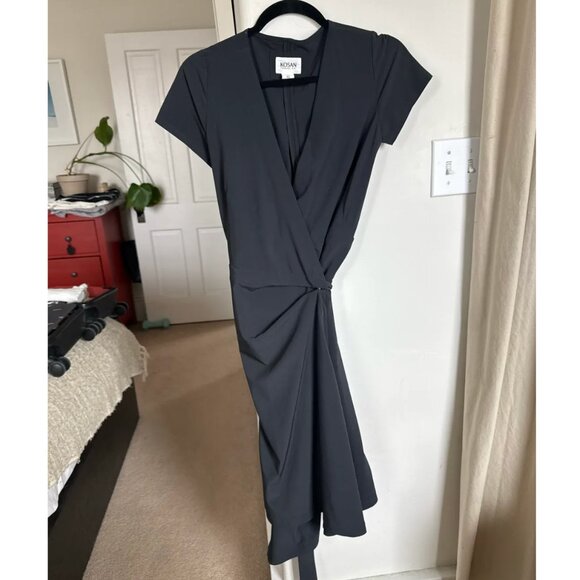 Kosan  GO Travel Wrap Dress XS, Navy/Grey - Picture 3 of 6